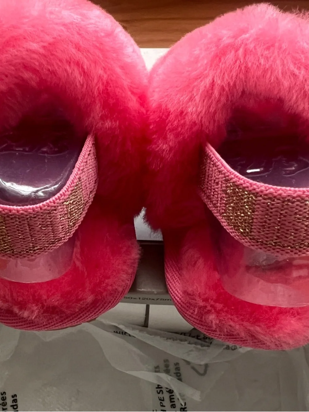 UGG Pink Rose I Fluff Yeah Slide 02/03 NWT